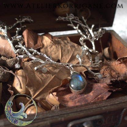 Collier La Foret de Chênes Labradorite Version 1 Korrigane