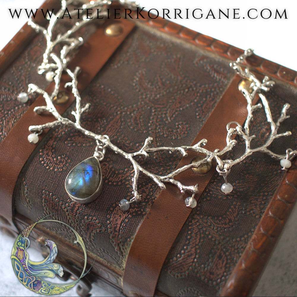 Collier La Foret de Chênes Labradorite Version 1 Korrigane