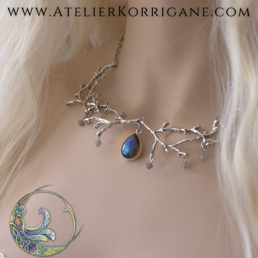 Collier La Foret de Chênes Labradorite Version 1 Korrigane
