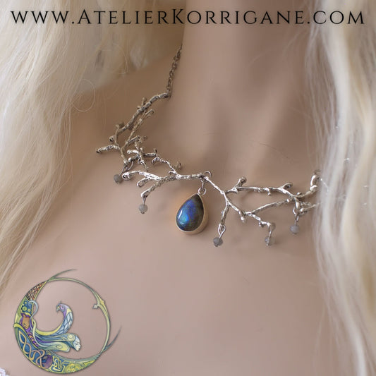 Collier La Foret de Chênes Labradorite Version 1 Korrigane