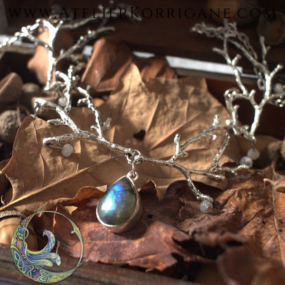 Collier La Foret de Chênes Labradorite Version 1 Korrigane