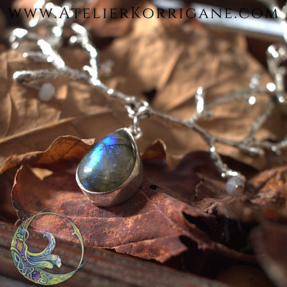 Collier La Foret de Chênes Labradorite Version 1 Korrigane