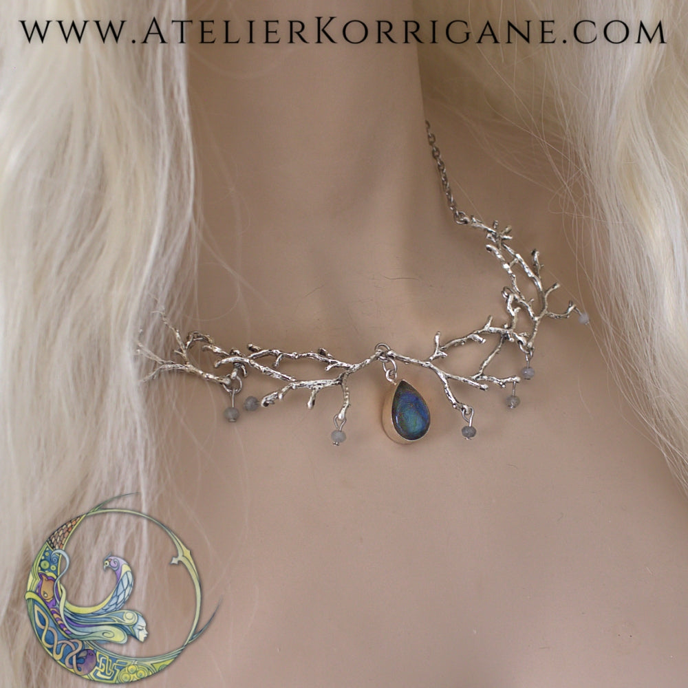 Collier La Foret de Chênes Labradorite Version 1 Korrigane