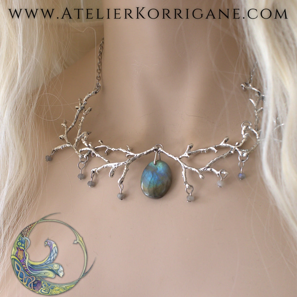 Collier La Foret de Chênes Labradorite Version 2 Korrigane