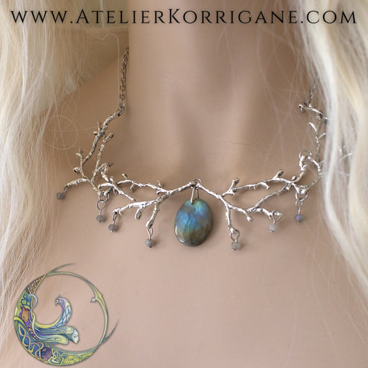 Collier La Foret de Chênes Labradorite Version 2 Korrigane
