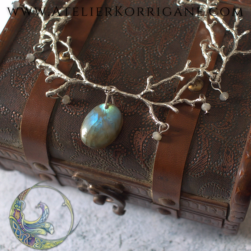 Collier La Foret de Chênes Labradorite Version 2 Korrigane