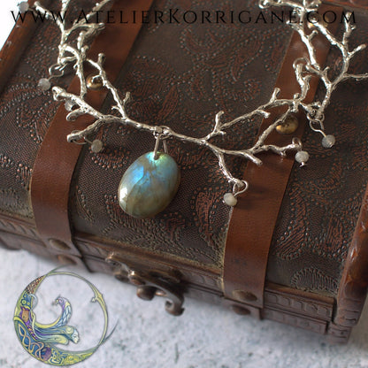 Collier La Foret de Chênes Labradorite Version 2 Korrigane