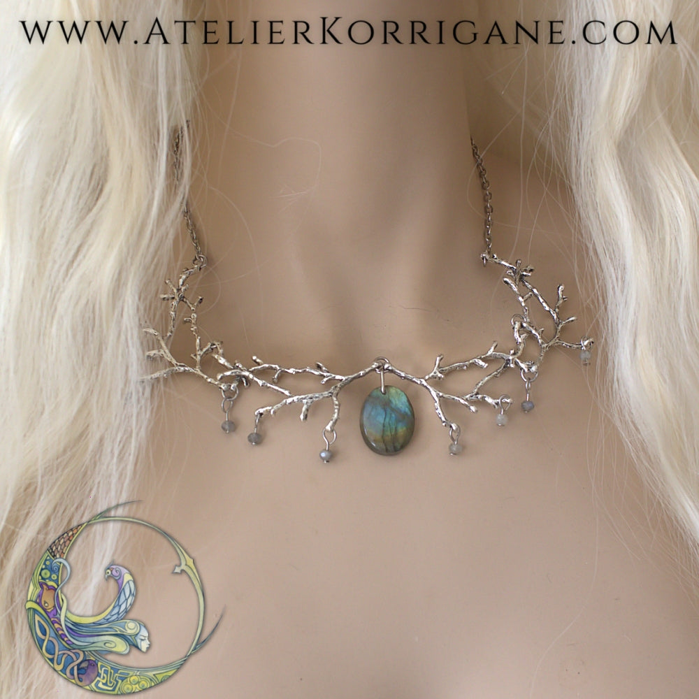 Collier La Foret de Chênes Labradorite Version 2 Korrigane