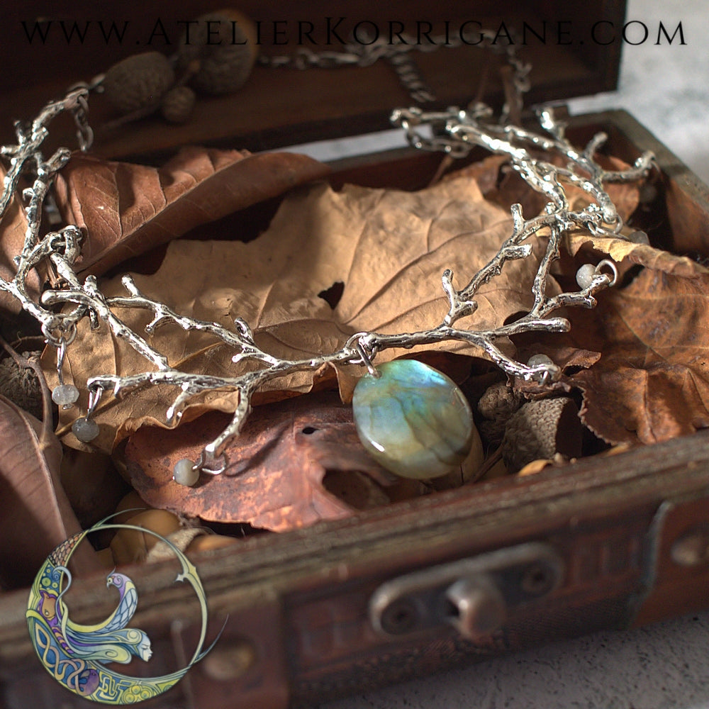 Collier La Foret de Chênes Labradorite Version 2 Korrigane
