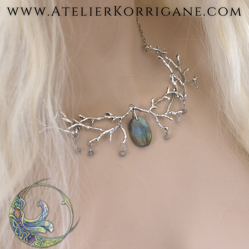 Collier La Foret de Chênes Labradorite Version 2 Korrigane