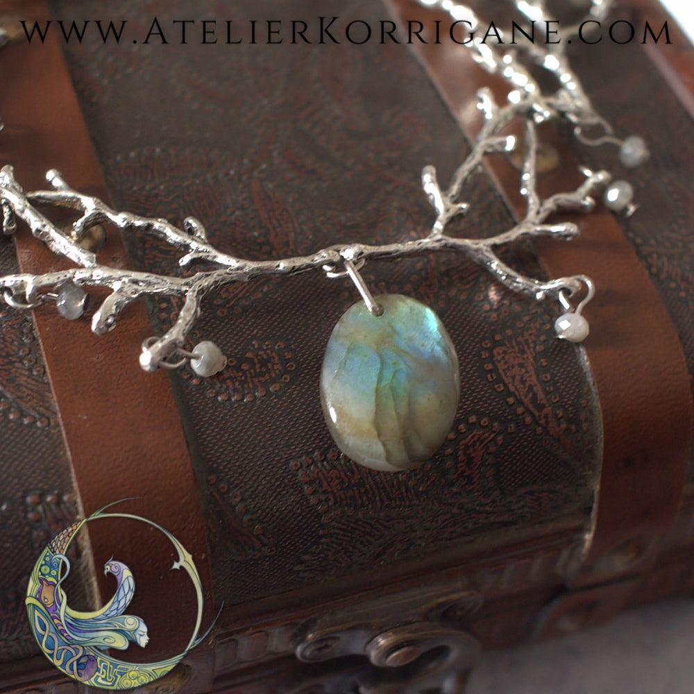 Collier La Foret de Chênes Labradorite Version 2 Korrigane