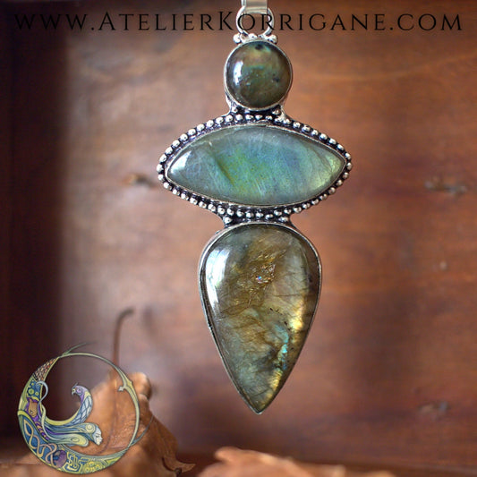 Collier Labradorite Korrigane