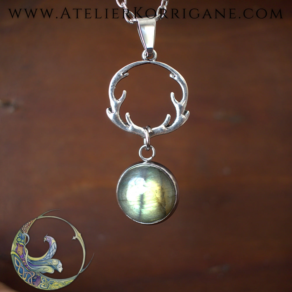 Collier Le Roi de la Forêt Labradorite Version 2 Korrigane