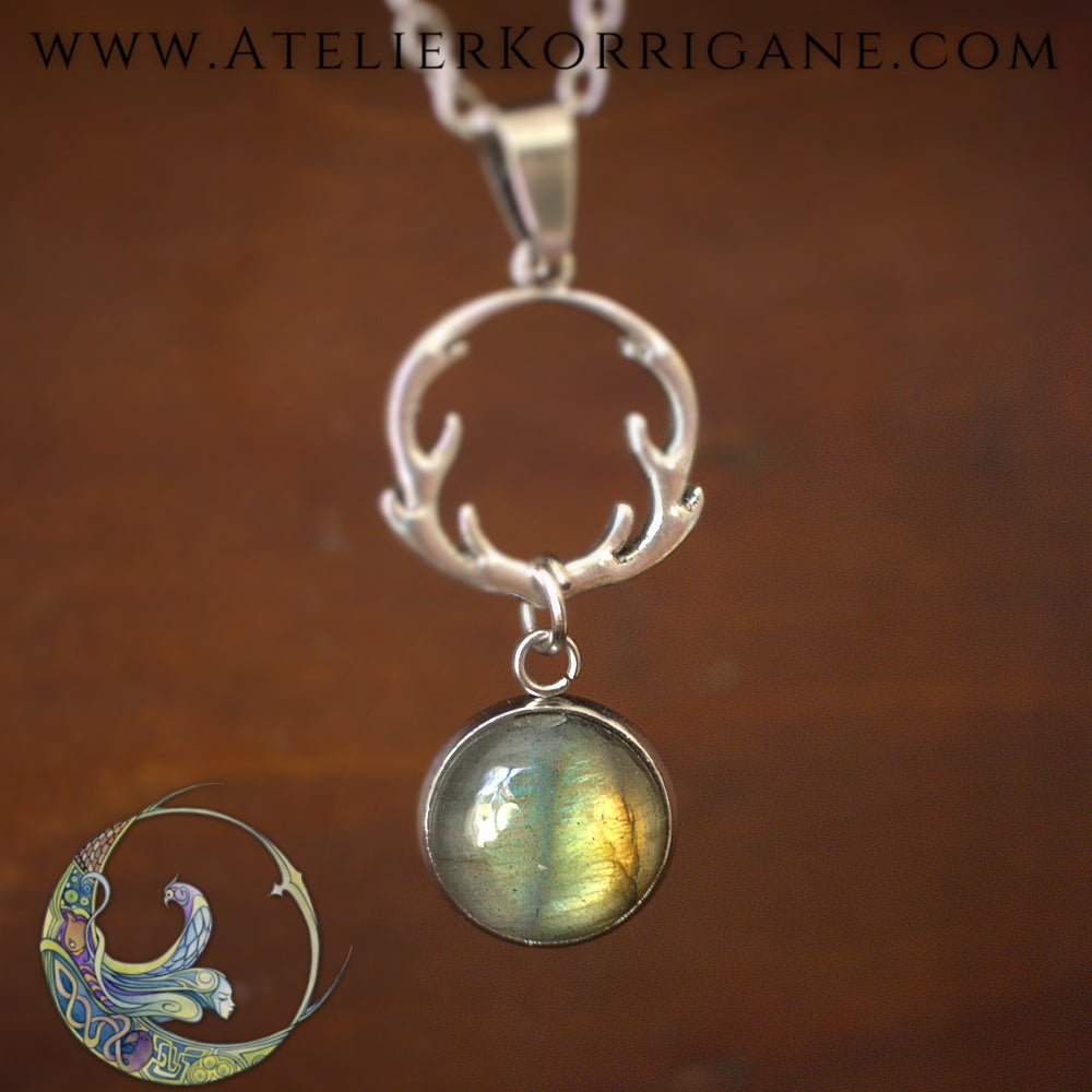Collier Le Roi de la Forêt Labradorite Version 2 Korrigane