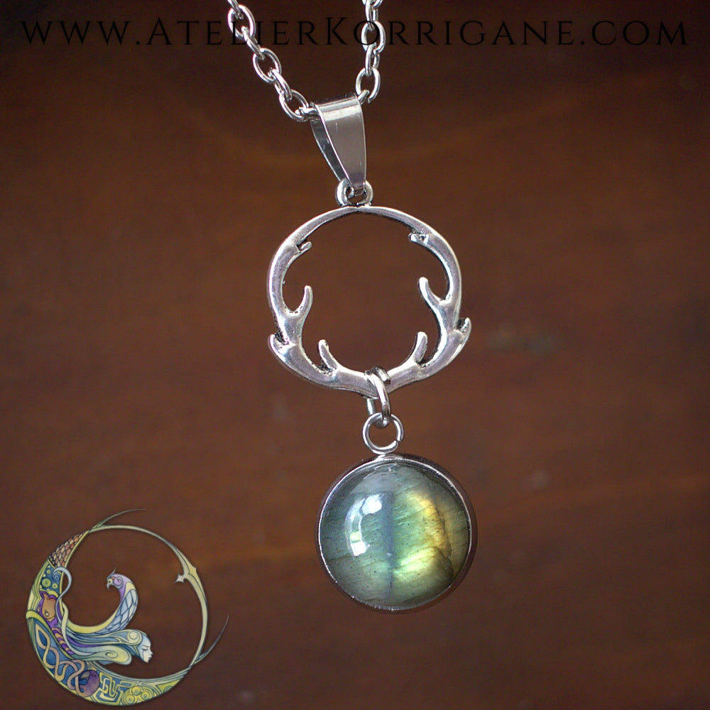 Collier Le Roi de la Forêt Labradorite Version 2 Korrigane