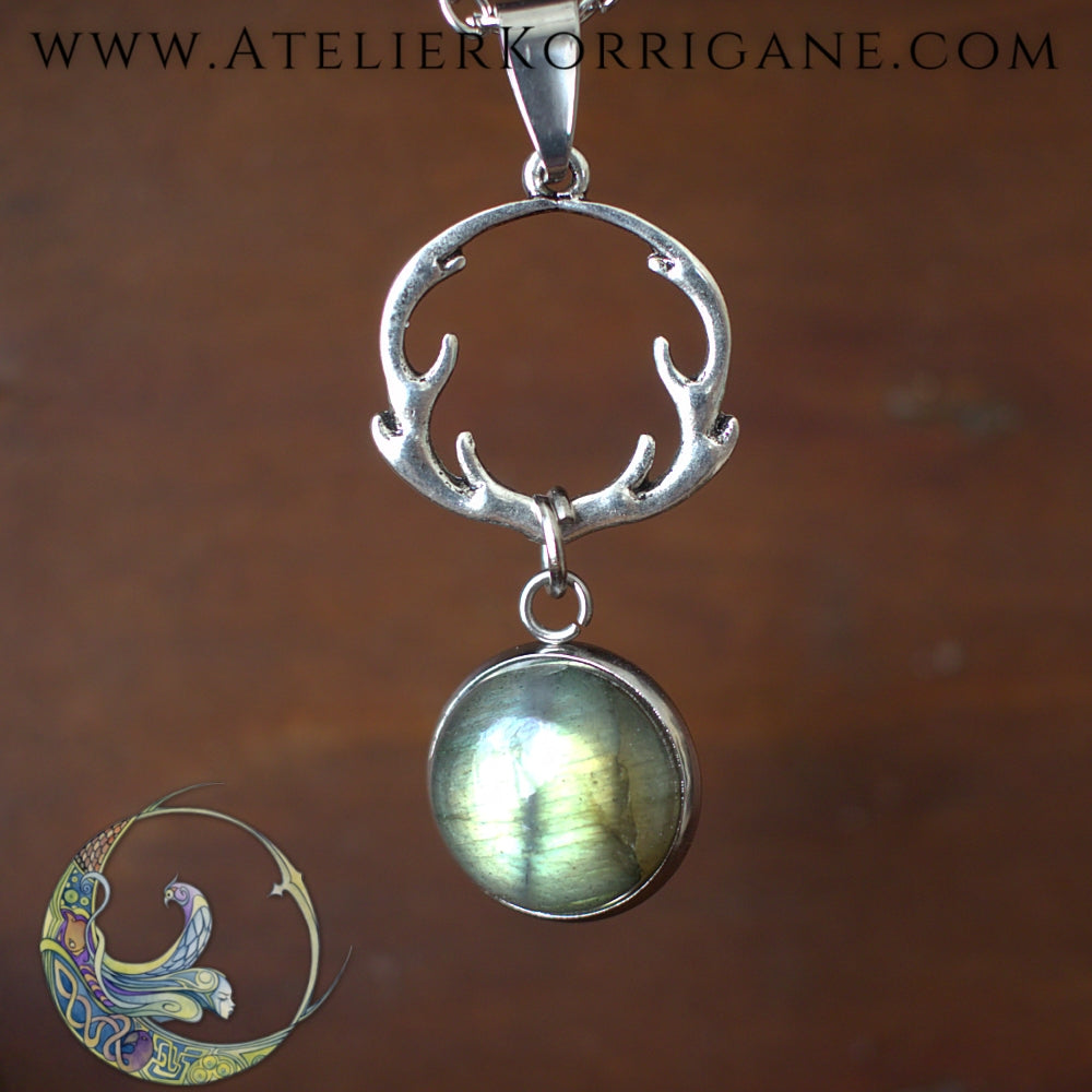 Collier Le Roi de la Forêt Labradorite Version 2 Korrigane