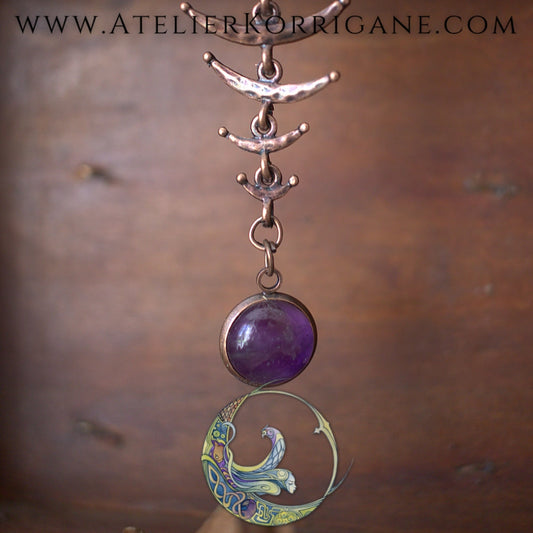 Collier Phases de la Lune “Moonphases” Korrigane