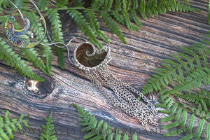 Collier en Ammonite et Cuivre étamé Korrigane