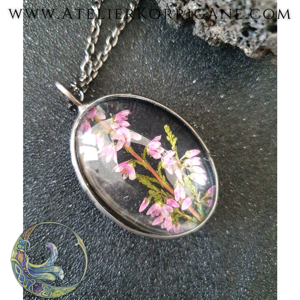 Collier Plantes avec une véritable Bruyère - Les Botaniques Korrigane