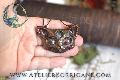 Pendentif Chat Messager - korrigane