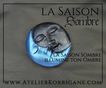 Charger l&#39;image dans la galerie, Décoration Autel Lune Noire et Lune Croissante Korrigane