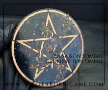 Charger l&#39;image dans la galerie, Plaque Pentagramme et Lune Décoration Autel Korrigane