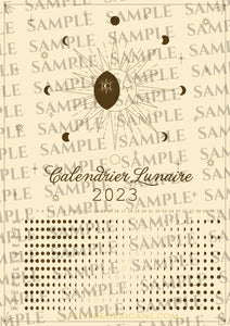 Lunaisons Calendrier Lunaire 2023 à imprimer Korrigane