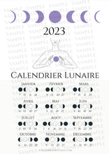 Charger l&#39;image dans la galerie, MoonPhases Calendrier Lunaire 2023 à imprimer Korrigane