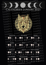 Charger l&#39;image dans la galerie, L&#39;Esprit du Loup Calendrier Lunaire 2023 à imprimer Korrigane