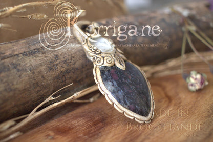 Pendentif Jaspe & Quartz - korrigane