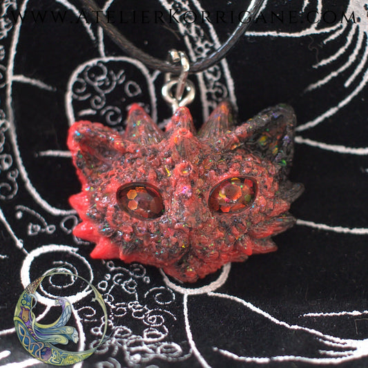 Pendentif Petit Chat Dragon Spécial Samhain Korrigane