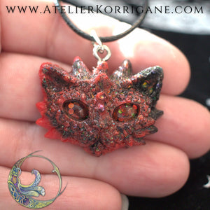 Pendentif Petit Chat Dragon Spécial Samhain Korrigane