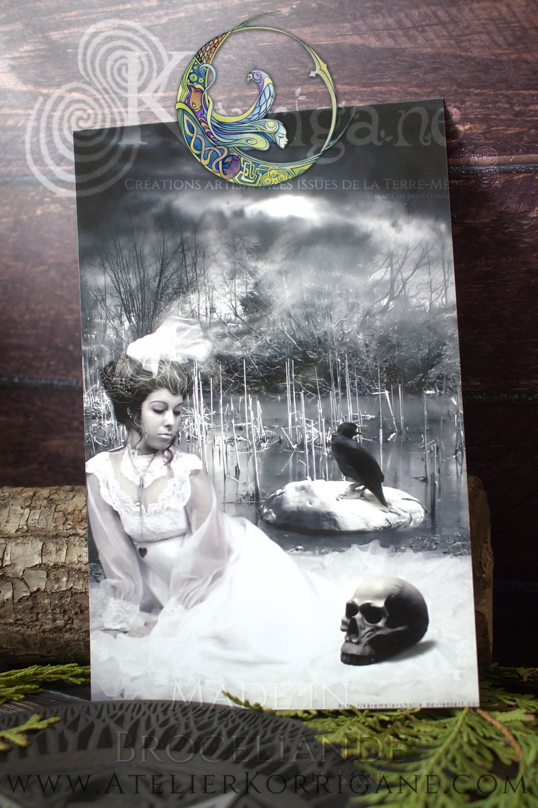 Dark Visions - Set de Cartes Postales et Aimants Uniques Korrigane