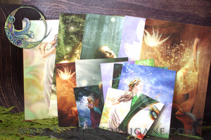 Fantasy Dreams - Set de Cartes Postales et Aimants Uniques Korrigane