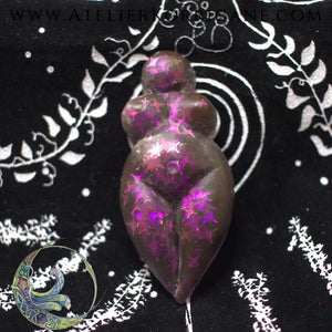 Talisman Gaia votre Déesse-Mère de Guidance - Violet étoiles améthystes Korrigane