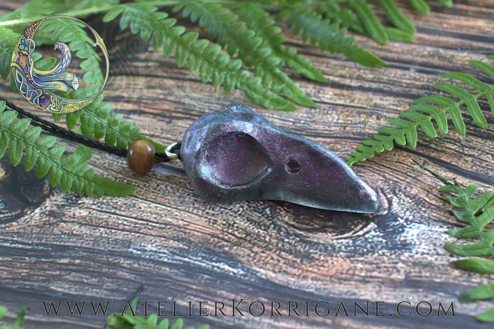 Collier Totem Corbeau - korrigane