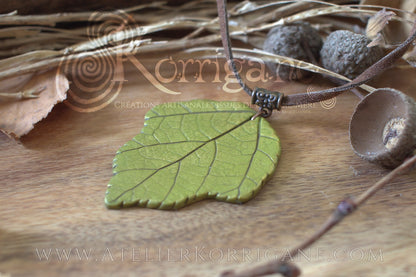 Collier Totem Woodlands Feuille - korrigane