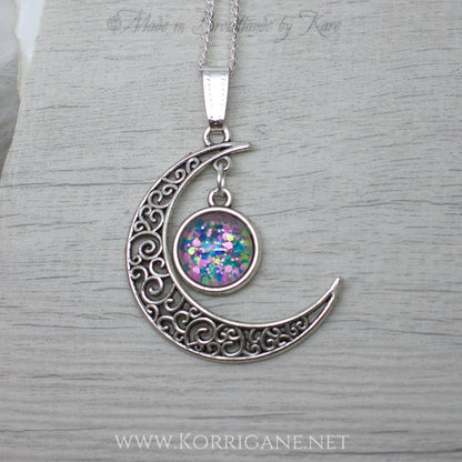 Pendentif Lune Celtique "Gealaí" Korrigane